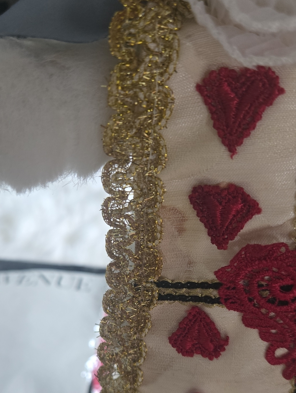 Queen Of Hearts Costume And Accessories - Worn Once - Picture 6 of 8